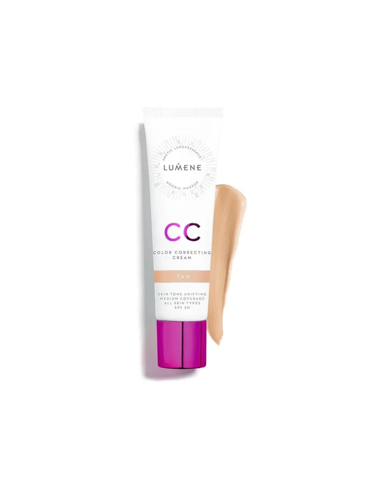 Lumene CC Cream Shade Tan 7 Etkili Renk Dengeleyici CC Krem SPF 20 Koyu