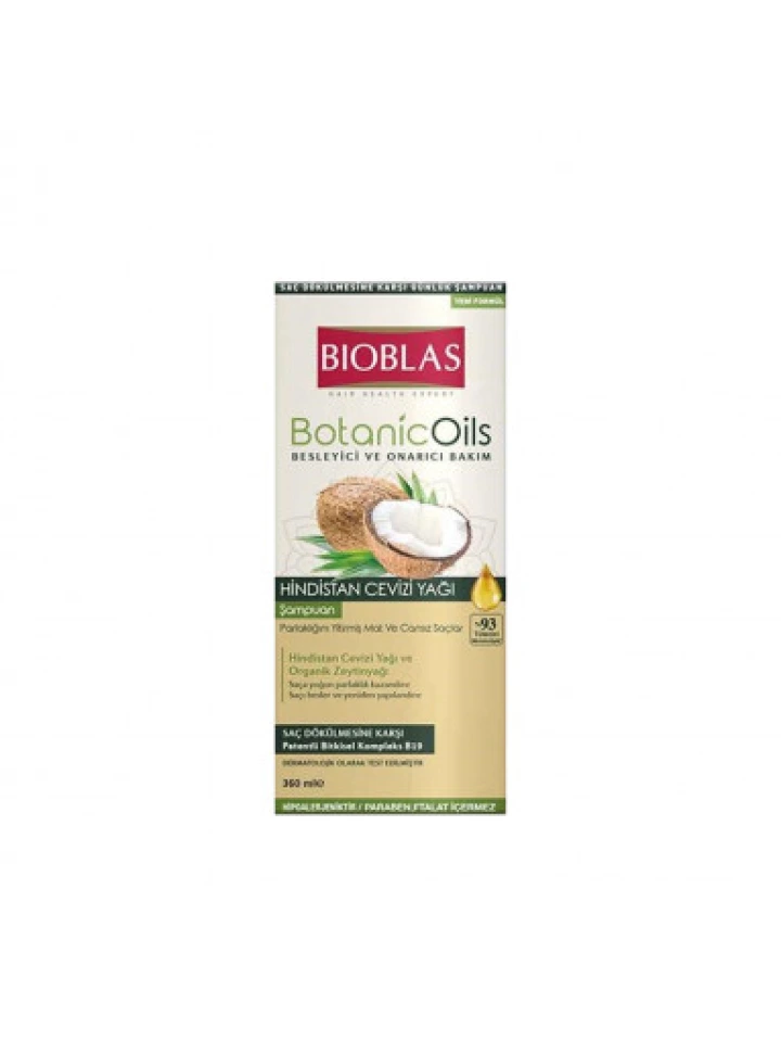 Bioblas Botanic Oils Hindistan Cevizi Yağı Şampuanı 360 ml