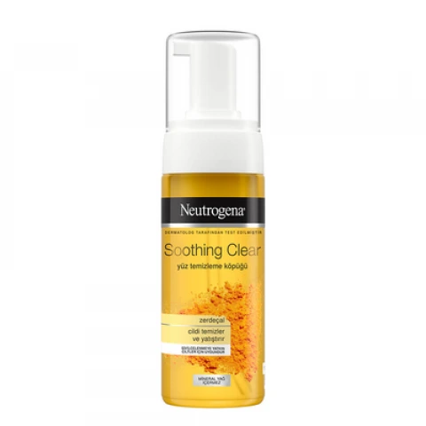 Neutrogena Soothing Clear Yüz Temizleme Köpüğü Zerdeçal 150 Ml