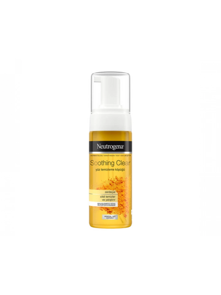 Neutrogena Soothing Clear Yüz Temizleme Köpüğü Zerdeçal 150 Ml