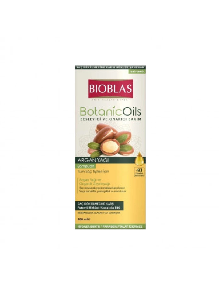 Bioblas Botanic Oils Argan Yağı Şampuanı 360 ml