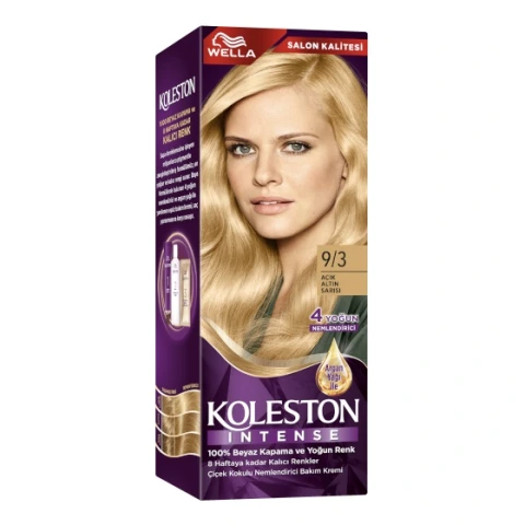 Koleston Intense Saç Boyası 9 3 Açık Altın Sarısı
