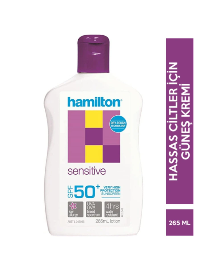Hamilton Sensitive Lotion SPF 50 265 ml Güneş Kremi