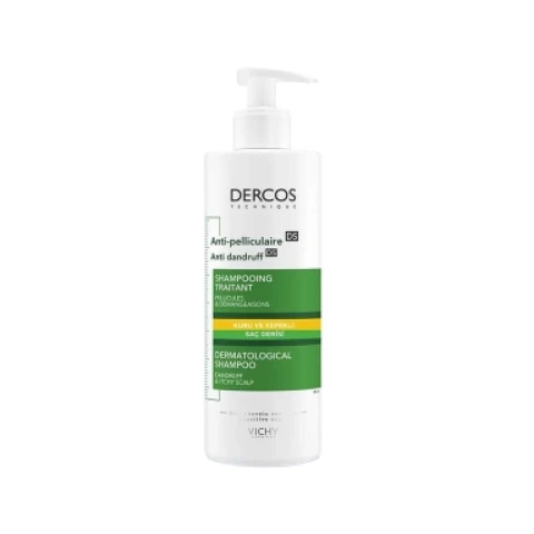 Vichy Dercos Anti Dandruff Kuru Saçlar için Kepek Karşıtı Şampuan 390 ml