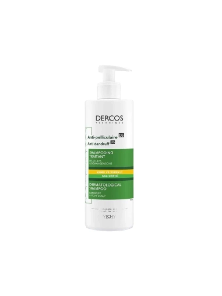 Vichy Dercos Anti Dandruff Kuru Saçlar için Kepek Karşıtı Şampuan 390 ml