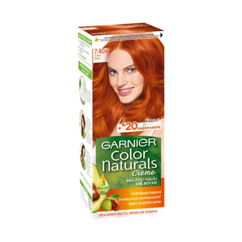 Garnıer Color Naturel 7 40 Copper Passıon Saç Boyası