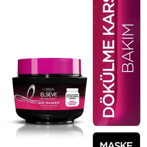 Loreal Elseve Komple Direnç Güç Maske 300 ML