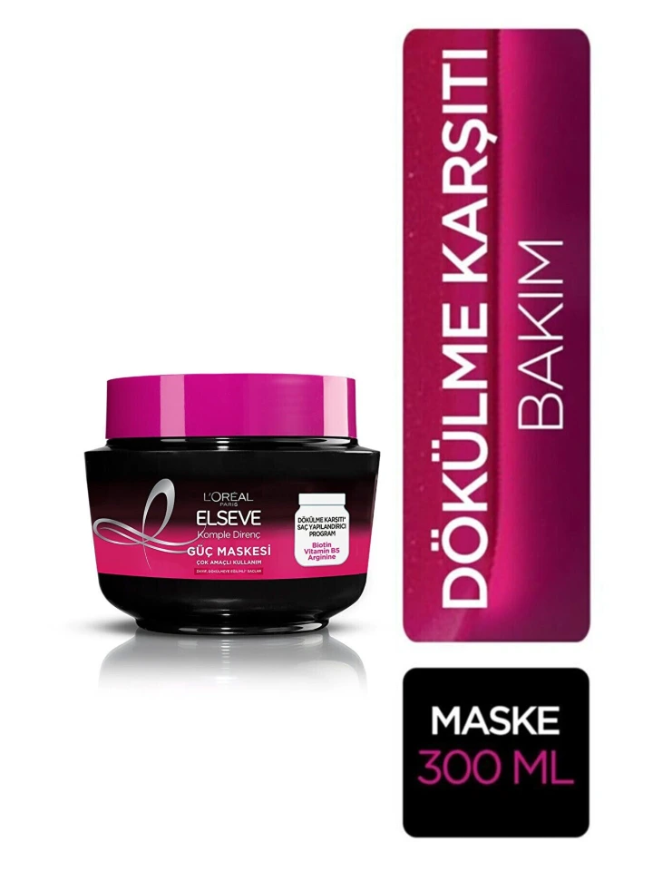 Loreal Elseve Komple Direnç Güç Maske 300 ML