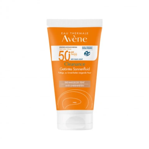 Avene Cleanance Solaire Tinted Spf 50 50 ML Yağlı Ciltler İçin Renkli Güneş Kremi