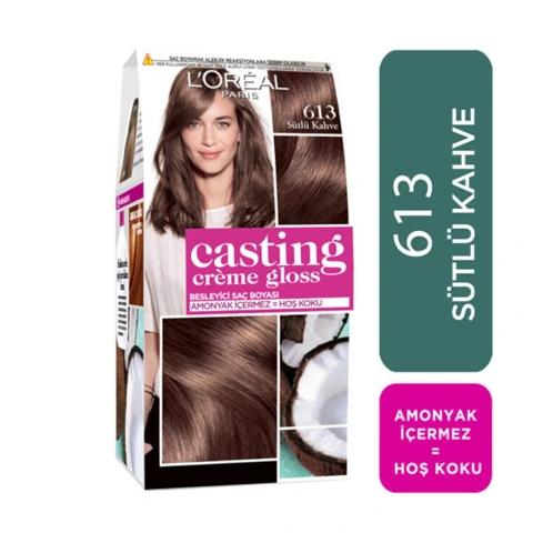 Loreal Casting Creme Gloss TR 613 Iced Mocchachino Sütlü Kahve Saç Boyası