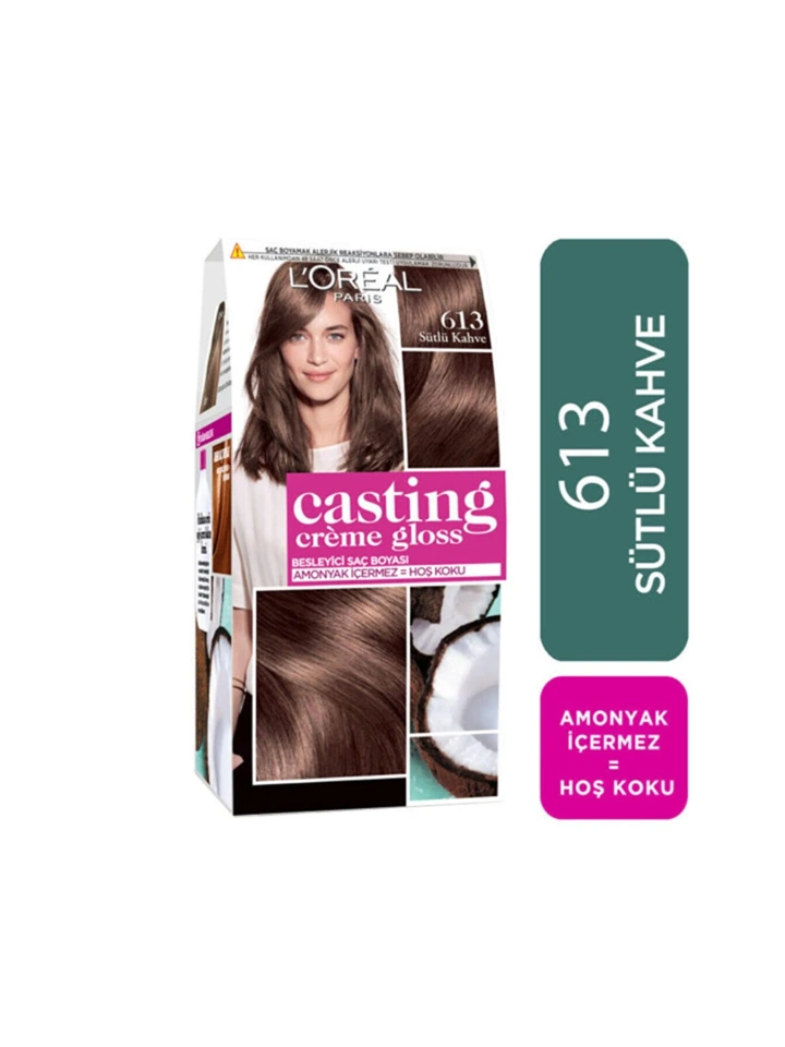 Loreal Casting Creme Gloss TR 613 Iced Mocchachino Sütlü Kahve Saç Boyası
