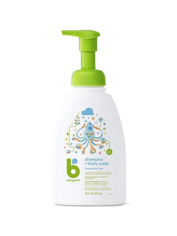 Babyganics Kokusuz Bebek Şampuanı 473ML