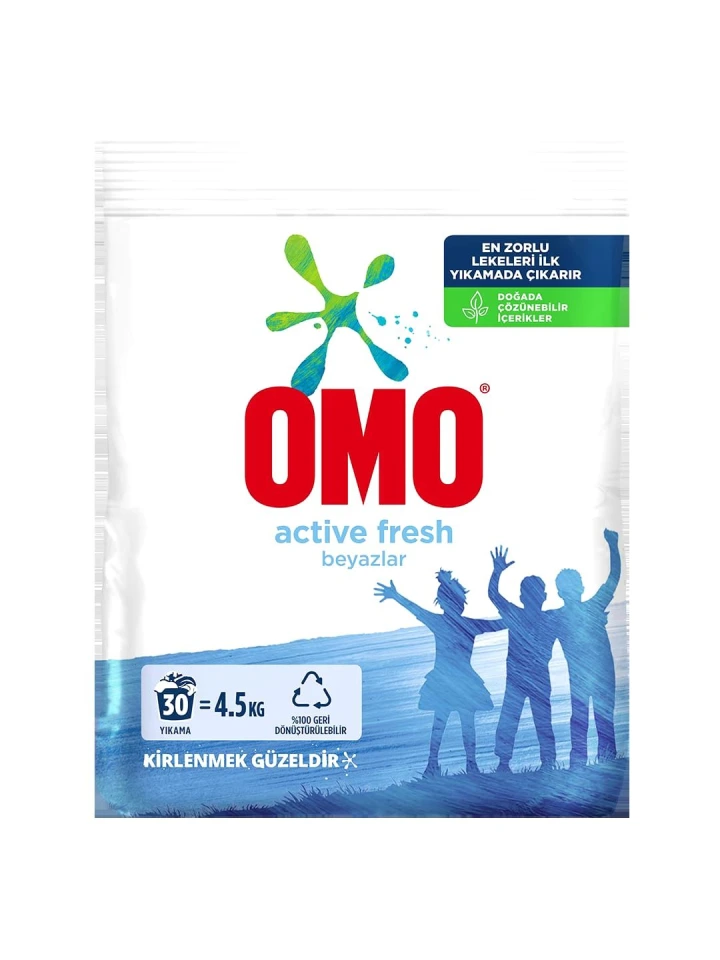 Omo  Actıve Fresh Beyazlar Toz Deterjan