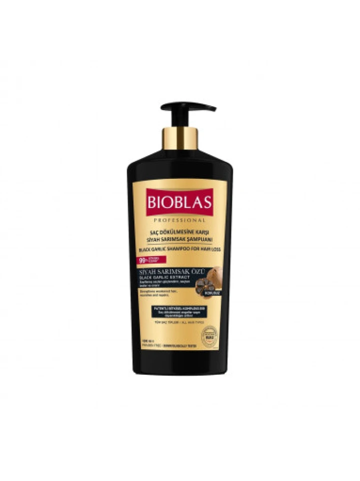 Bioblas Saç Dökülmelerine Karşı Siyah Sarımsak Şampuanı 1000 ml