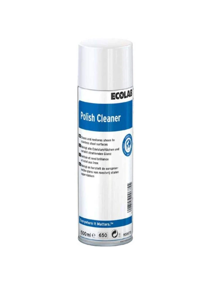 Ecolab SS Polish Cleaner Çelik Mamüller için Temizlik ve Bakım Ürünü 500 ml