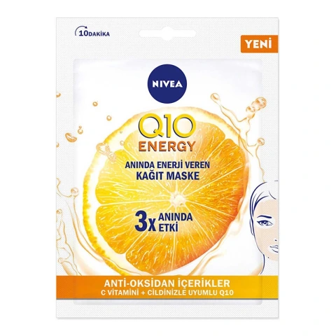 Nivea Nfc Q10 Energy Kağıt Maske