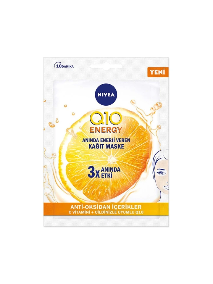 Nivea Nfc Q10 Energy Kağıt Maske