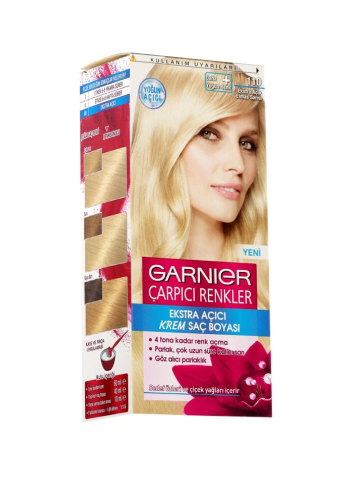 Garnıer Color Naturel  Çarpıcı Renkler 110 Açık Elmas Sarı