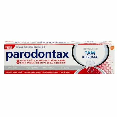 Paradontax Tam Koruma Beyazlatıcı Diş Macunu