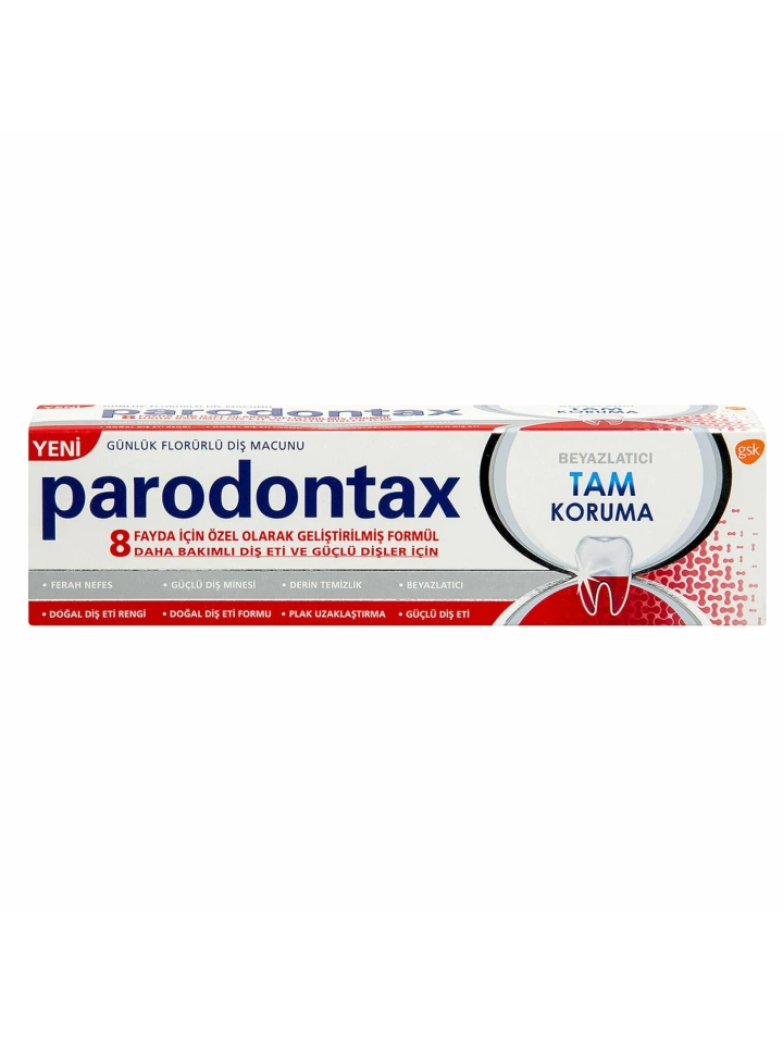 Paradontax Tam Koruma Beyazlatıcı Diş Macunu