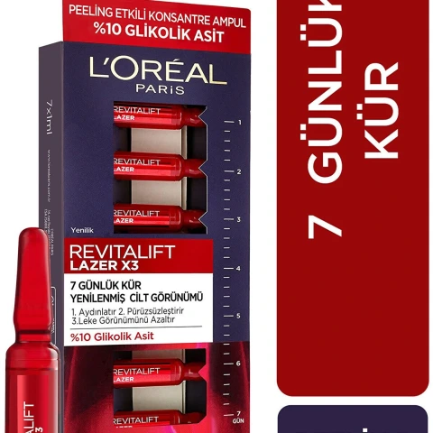 L'Oreal Paris Revitalift Lazer 7 Günlük Kür Peeling Etkili Ampul