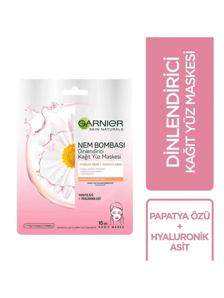 Garnier Maske Pembe Dinlendirici
