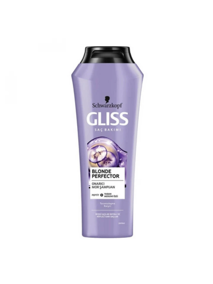 Gliss Blonde Perfector Onarıcı Mor Şampuan 250 Ml