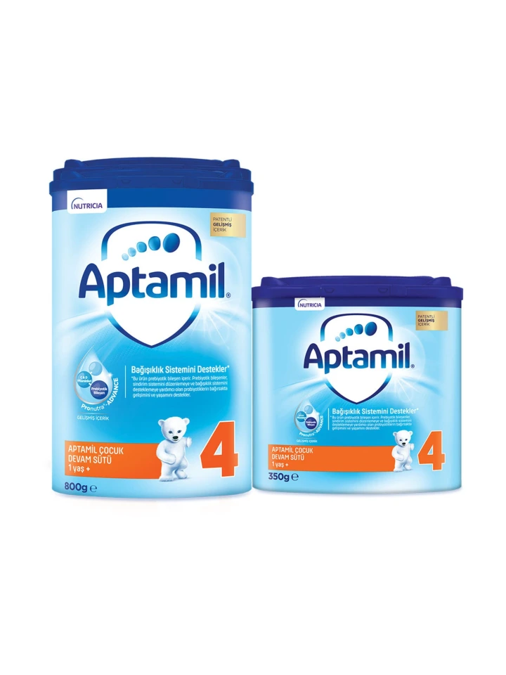 Aptamil 4 Çocuk Devam Sütü 800 Gr  350 Gr hediye