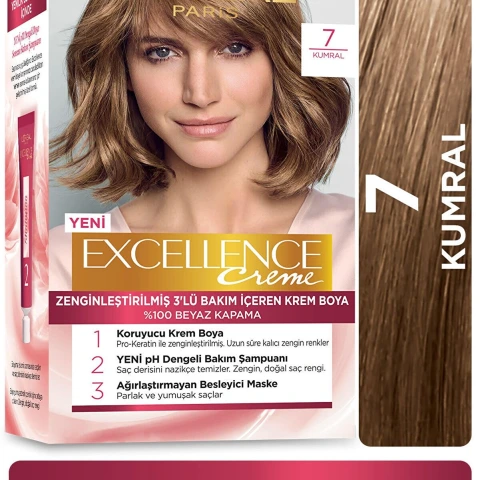 Loreal Excel Intense 7 Kumral Saç Boyası
