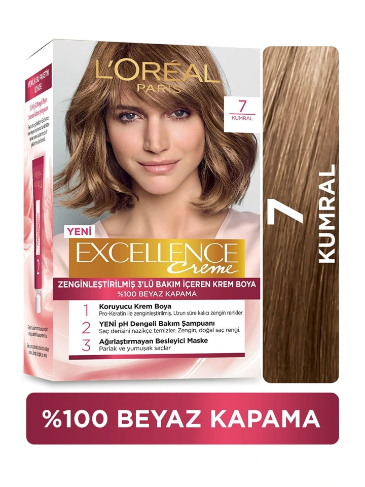 Loreal Excel Intense 7 Kumral Saç Boyası