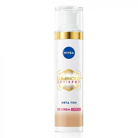 Nivea Visage Luminous 630 Koyu Leke Karşıtı SPF30 CC Yüz Kremi Orta Ton
