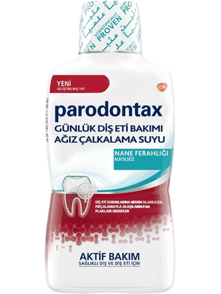 Parodontax Nane Ferahlığı Ağız Bakım Suyu 500 Ml