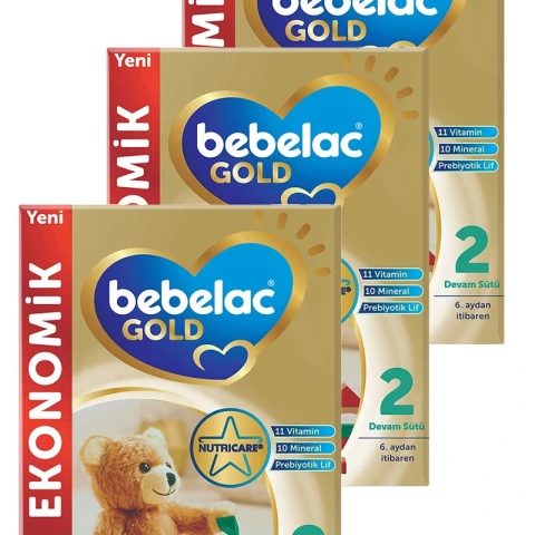 Bebelac Gold 2  3 Adet 800 Gr Bebek Sütü