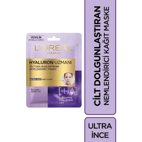L'Oréal Paris Hyaluron Uzmanı Cilt Dolgunlaştıran Nemlendirici Maske
