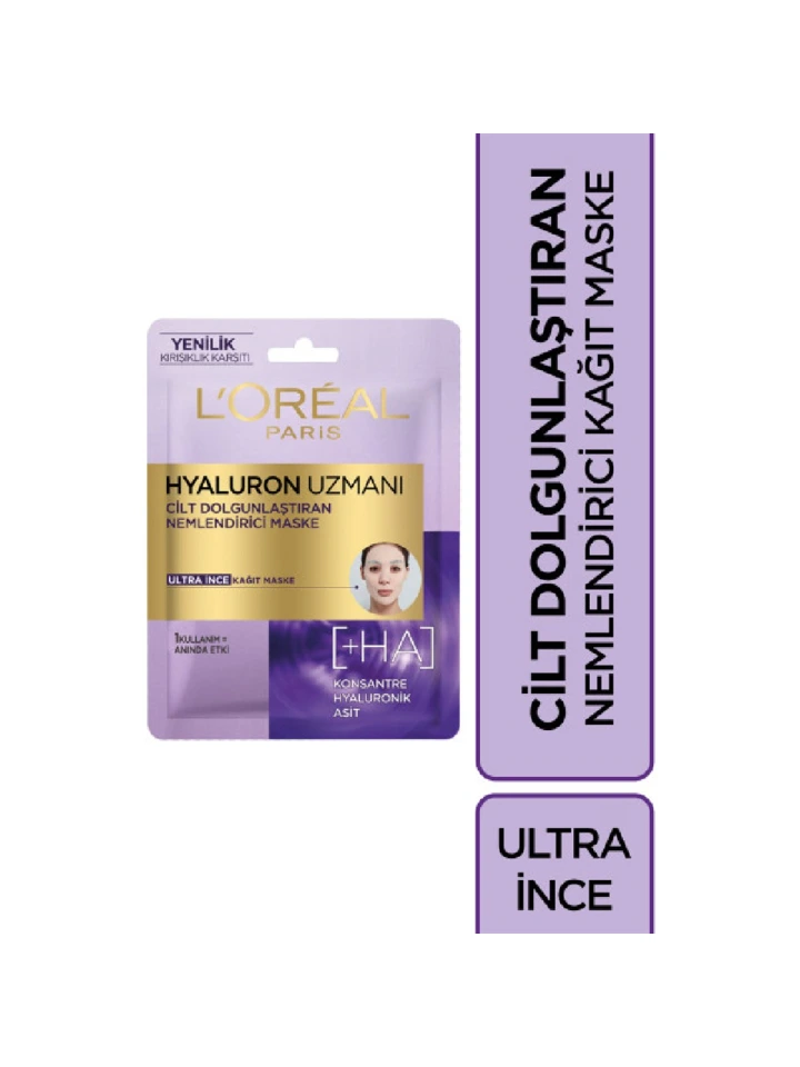 L'Oréal Paris Hyaluron Uzmanı Cilt Dolgunlaştıran Nemlendirici Maske