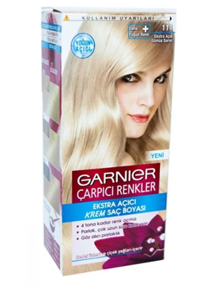 Garnıer Color Naturel Çarpıcı Renkler 111 Açık Gümüş Sarı