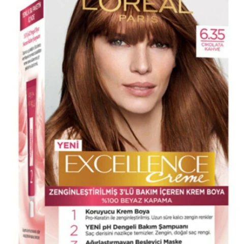 Loreal Excell 6 35 Çikolata Kahve saç Boyası