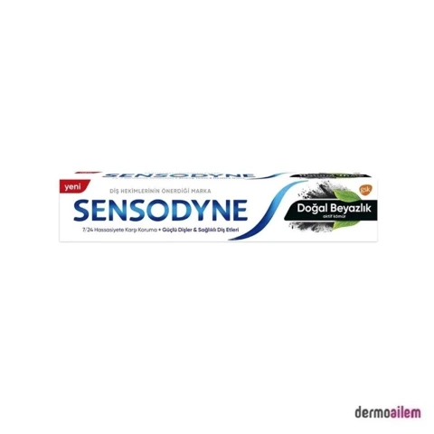 Sensodyne Doğal Beyazlık Aktif Kömür Diş Macunu