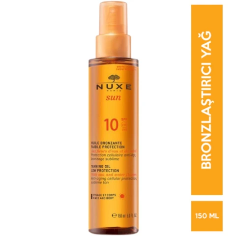 Nuxe Sun Bronzlaştırıcı Yüz Ve Vücut Yağı SPF 30 150 ml  Nuxe Güneş Sonrası Şampuan 200 ml