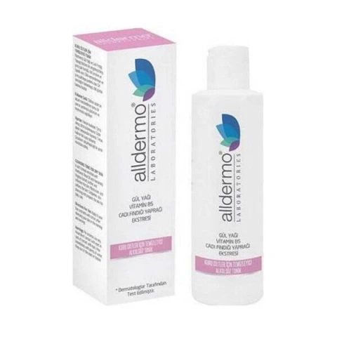 Alldermo Kuru Ciltler İçin Temizleyici Alkolsüz Tonik 200 Ml