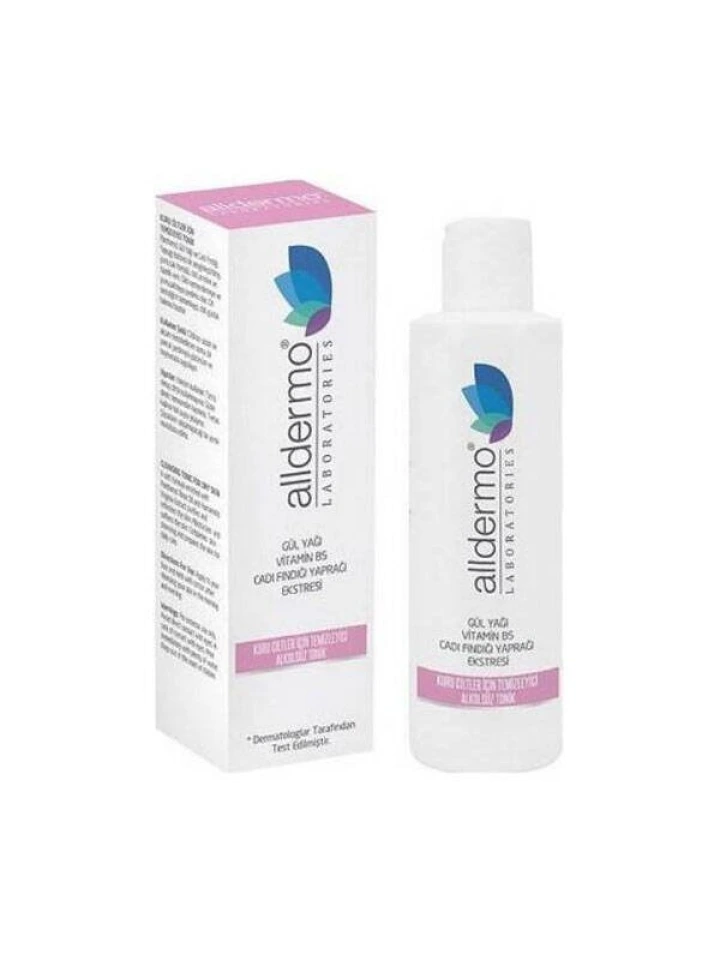 Alldermo Kuru Ciltler İçin Temizleyici Alkolsüz Tonik 200 Ml