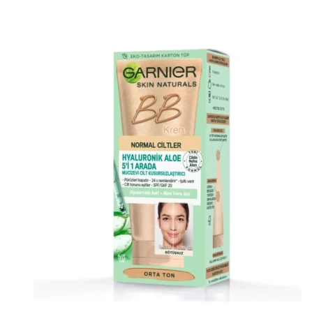 Garnier BB Krem Mucizevi Cilt Kusursuzlaştırıcı Orta Ton 50 Ml