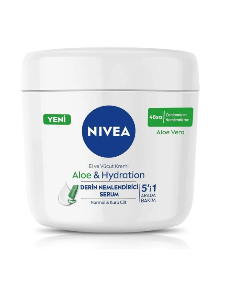 Nivea Aloe Vera El ve Vücut Bakım Kremi 400 Ml