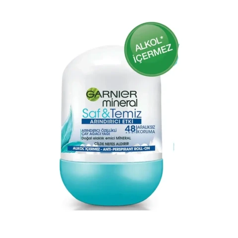Garnier Mineral Saf&Temiz Kadın Roll-On 50 Ml