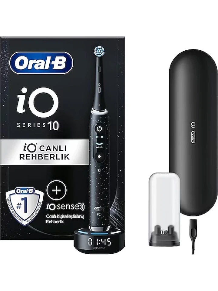 Oral-B iO 10 Şarjlı Diş Fırçası - Kozmik Siyah