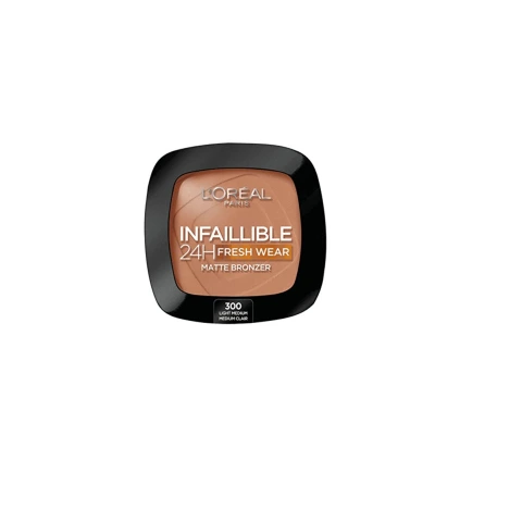 Loreal Paris Infaillible Fresh Wear No 300 Light Medium Soft Matte Bronzer
