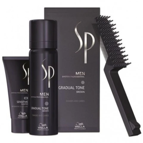 Wella Sp Men Pigment Mousse Kahverengi 60 ml 12 li Set