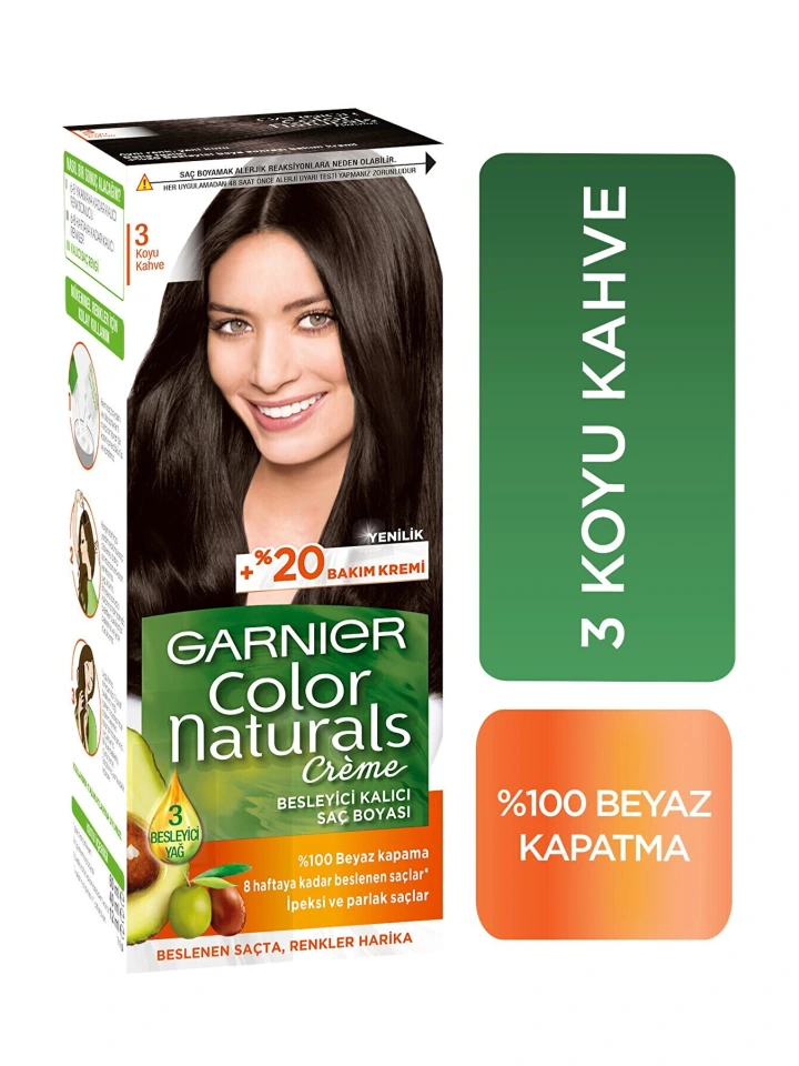 Garnıer Color Naturel 3 Ch Fon Saç Boyası