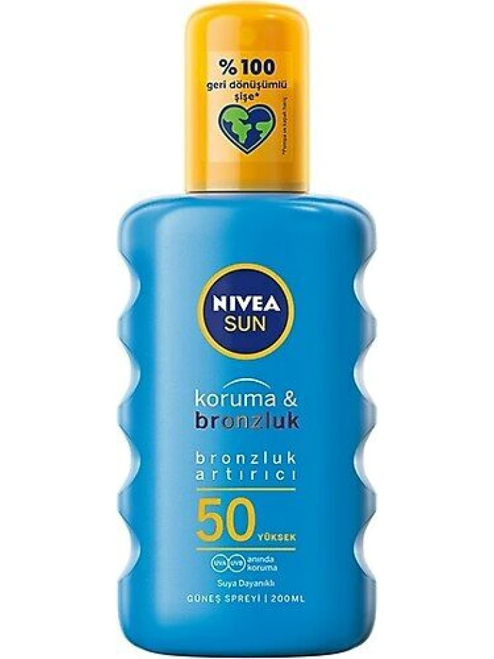 Nivea Koruma ve Bronzluk  Sprey  Spf 50 200 ML