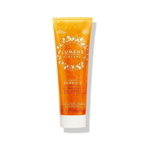 Lumene Clear Glow Cleansing Gel Scrub  Peeling Etkili Temizleyici Jel